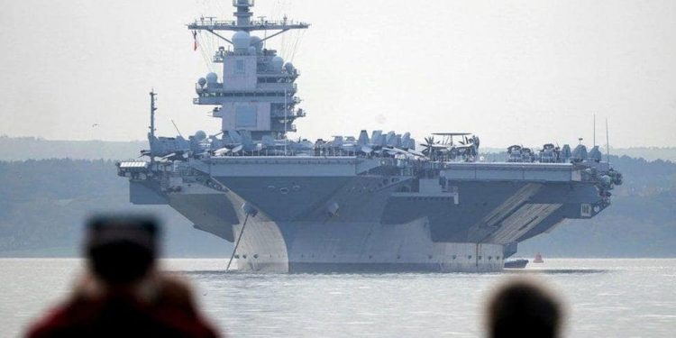 America’s largest warship has arrived in the Caribbean