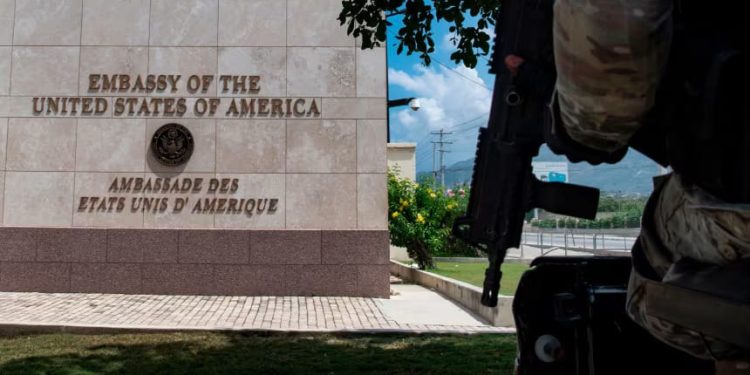 Haitian gang members exchange fire with Marines protecting US Embassy in Port-au-Prince