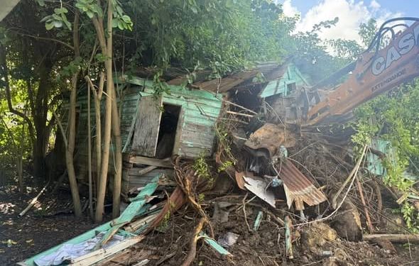 PHOTOS: Removal of Derelict Properties in St John’s Rural South Commences