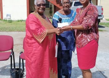 aghs alumnae present donation - AGHS Alumnae present EC $3K donation fol