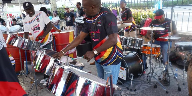 halcyon steel orchestra marks - Halcyon Steel Orchestra marks 55th anniv