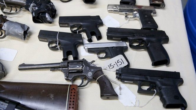 police recover firearms 351 - Police Recover 45 Firearms and 351 Round